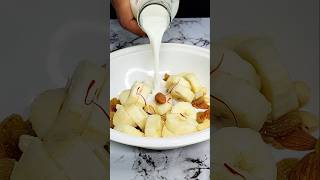 Banana Dry Fruit Milkshake Asmr shorts shortsfeed food asmr [upl. by Hawk]