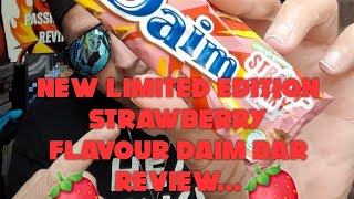 New limited edition strawberry Daim Bar review [upl. by Hadsall]