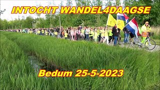 Bedum INTOCHT WANDEL4DAAGSE 2552023 [upl. by Hyacinthia]