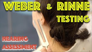 Assessing Hearing Sensorineural Vs Conductive Hearing Loss  Weber And Rinne Test  Dr Gill [upl. by Tadich258]