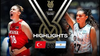 🇹🇷 TUR vs 🇦🇷 ARG  Highlights  Womens OQT 2023 [upl. by Borszcz122]