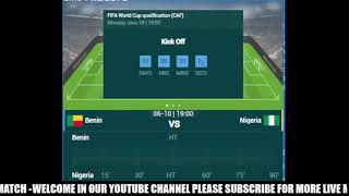 Benin vs Nigeria Watch Match LIve Today World Cup Qualification 2024 [upl. by Naid]