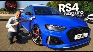 Audi RS4 Nogaro Edition Review Part 1 [upl. by Dnomsad885]