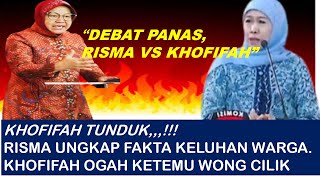 TERDESAK KHOFIFAH JANJI BISA PERBAIKI JALAN DALAM 1 X 24 JAMdebat calongubernur jawatimur [upl. by Abihsat]