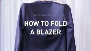 How to Fold a Blazer [upl. by Tnelc651]