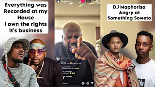 Angry Dj Maphorisa talks about Something Soweto Mas Musiq Kabza de Small etc… [upl. by Araem]