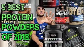 5 BEST Protein Powders For Weight Loss and Muscle Gain in 2018 [upl. by Dulcie]