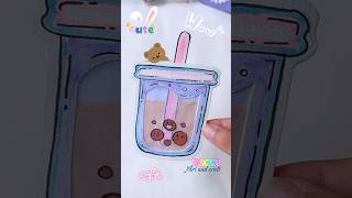 🧋 yummy 🤤 try it shorts tonniartandcraft diy love craft art [upl. by Cilurzo]