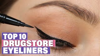 Drugstore Eyeliner  Which are the Drugstore Eyeliners in 2023 [upl. by Gnes]