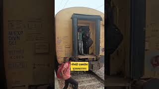 Nauchandi Express At Muzaffarnagar Station prayagraj meerut saharanpur indianrailways train [upl. by Mattah350]