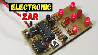 Zar electronic DIY cu CD4017 NE555 si LEDuri cumpărat de pe Aliexpress [upl. by Tisbee]