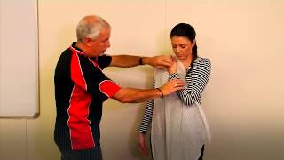 VITAL FIRST AID PART 6 APPLYING ELEVATION OR LARGE ARM SLING [upl. by Lemal239]