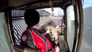 Bedding Cattle  JCB TM200  GoPro HD [upl. by Randolf]