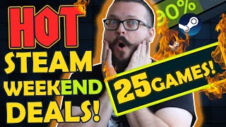 HOT Steam Weekend Sale Check out these 25 Awesome Discounted games [upl. by Nylidam12]