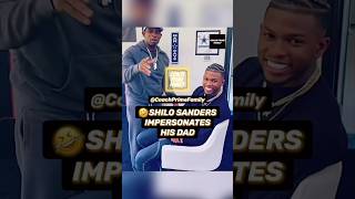 SHILO SANDERS Impersonates Coach Prime shilosanders coachprime shorts [upl. by Noah]