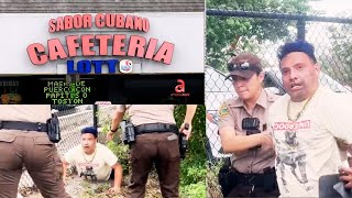 Cubano que apuñaló a otro en una cafetería de Miami regresa a la escena y es capturado [upl. by Adnilrev]