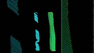 Cu Nanowire Loading and Unloading [upl. by Netsua]