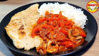 Zigeunerschnitzel  Schnitzel mit Zigeunersauce [upl. by Akinahc194]