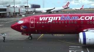 Virgin Australia at Sydneys Terminal 2 HD [upl. by Erlandson]