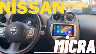 NİSSAN MİCRA CARPLAY ANDROİDAUTO MULTİMEDYA SİSTEMİ  nissan nissanmicra multimedya carplay [upl. by Wiskind]