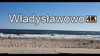 Władysławowo 4K  Poland walking tour [upl. by Akcirred]