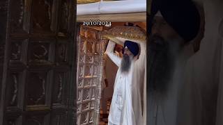 Sukhasan Shri Granth Sahib Amritsar Harmandir Sahib youtubeshorts shorts viralshorts viralvideo [upl. by Cornia469]