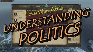 HOW POLITICS WORK  Total War Attila Guide [upl. by Kcirred323]