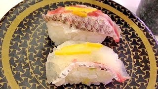 Conveyor belt sushi lunch Tastemade App 回転寿司 はま寿司 テイストメイド アプリ [upl. by Nylirad]