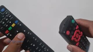 dilos hds25490 set top box remote pairing with tv remote video by itsmkumar [upl. by Thanasi]