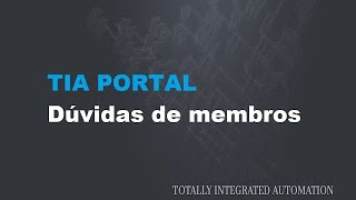 TIA PORTAL  Dúvidas de Membros  HMI Edição de Imagem [upl. by Favata]