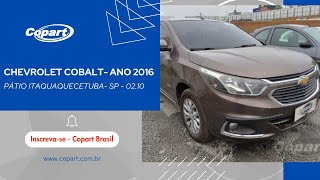 Leilão de Veículos CHEVROLET COBALT Pátio Itaquaquecetuba SP [upl. by Anoirtac]