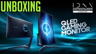 SAMSUNG 32quot CHG70 QLED HDR FREESYNC2 144HZ 1ms GAMING MONITOR UNBOXING [upl. by Annavas624]