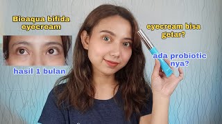 Bioaqua Bifida eye cream review aplikatornya unik [upl. by Evette595]