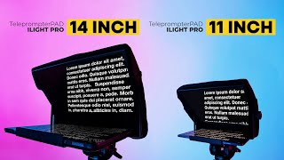 TeleprompterPAD iLight PRO 14quot iPadTablet Teleprompter  Remote Control [upl. by Esdnyl]