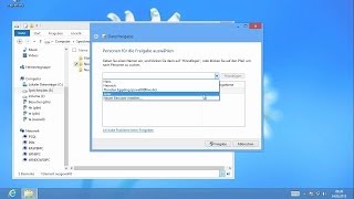 Netzwerkfreigaben unter Windows 8 einrichten  deutsch  german [upl. by Freiman941]