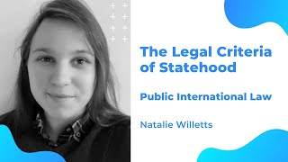 The Legal Criteria of Statehood [upl. by Juanita]