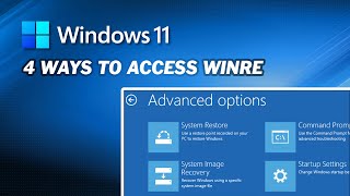 4 Easy Ways to Access Windows 11 Recovery Environment [upl. by Noirod]