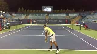 Feliciano Lopez vs Andreas Seppi Slow Motion Point 120fps 2015 [upl. by Filbert]