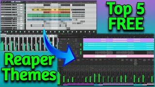 Best FREE Reaper Themes amp Skins 2024 My Top Picks amp The Most Asked Question On The Channel [upl. by Gunner]