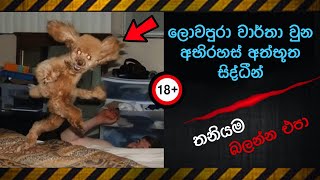 කැමරාවට හසුවූ හොල්මන් part 43 Paranormal Activity kazzai holman  ghosts explained sinhala ghost [upl. by Hussey469]