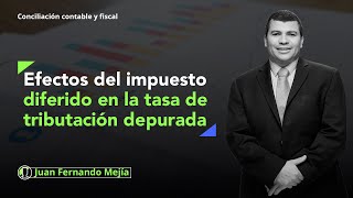 Impacto del impuesto diferido en la tasa de tributación depurada [upl. by Haneekas22]