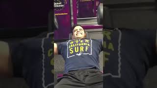 Lunk alarm going off at a planet fitness gym😭🏋️‍♂️ gym alarm lunkalarm [upl. by Bose418]