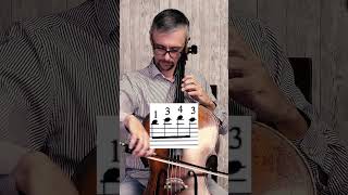 How to play F Major 2 octaves scale on cello celloteacher classicalmusic [upl. by Nnayt]