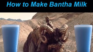 How to Make Star Wars Bantha Milk starwars starwarsmemes [upl. by Llesirg]