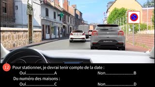 Code de la route 👍 2024🕗 CodeDeLaRouteEnFrance 🇫🇷 Sérié 64 Q 01 à 40 Panneaux de signalisation [upl. by Sualkcin]