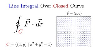 Line Integrals Over Closed Surfaces and Conservative Vector Fields [upl. by Anuhsal571]