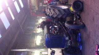 Fordson major E27n turbo tractor test run [upl. by Reffinej]