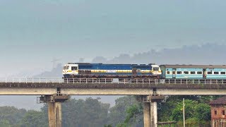 12051 MADGAON JAN SHATABDI Crossing SAVITRI RIVER  Indian Railways [upl. by Clarita140]