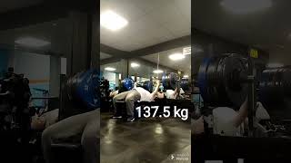 140 kg bench press [upl. by Bhatt542]