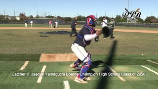 Catcher IF Jaedyn Yamaguchi Boerne Champion High School Class of 2026 [upl. by Naresh17]